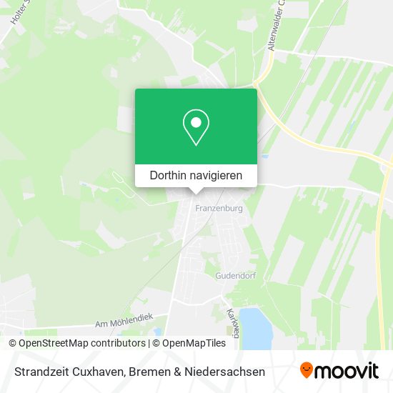 Strandzeit Cuxhaven Karte