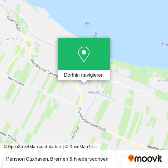 Pension Cuxhaven Karte