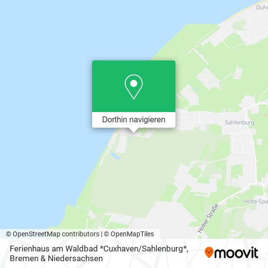 Ferienhaus am Waldbad *Cuxhaven / Sahlenburg* Karte