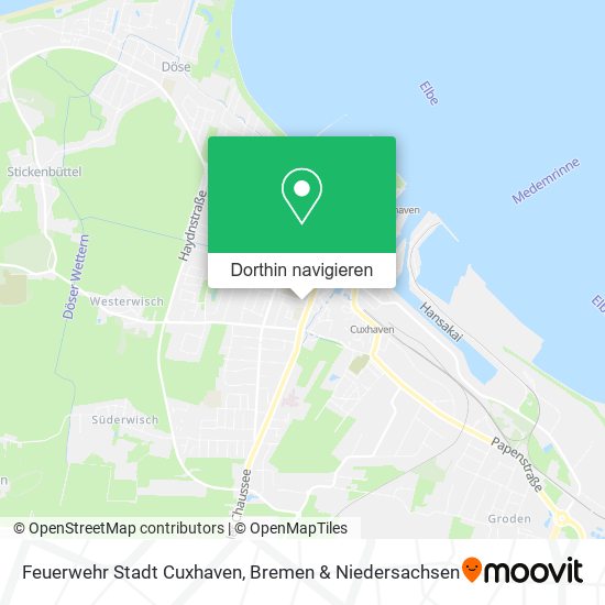 Feuerwehr Stadt Cuxhaven Karte