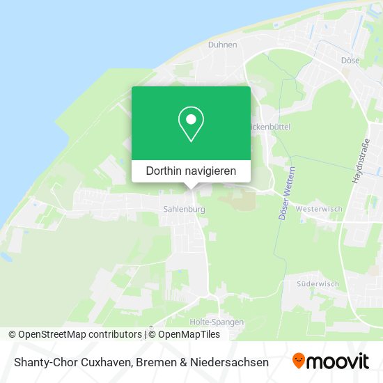 Shanty-Chor Cuxhaven Karte