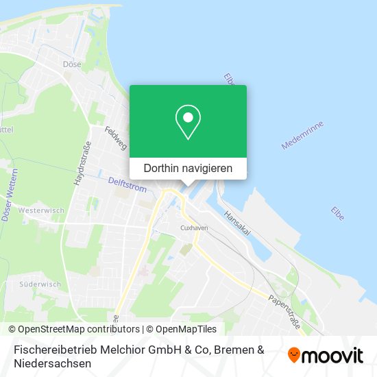 Fischereibetrieb Melchior GmbH & Co Karte