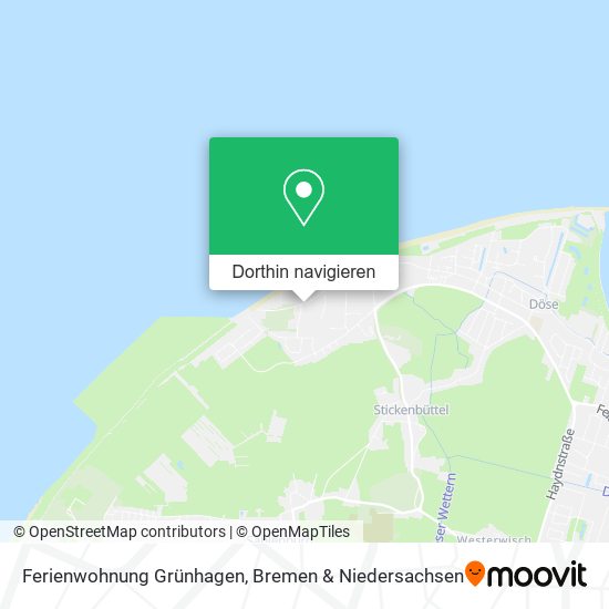 Ferienwohnung Grünhagen Karte