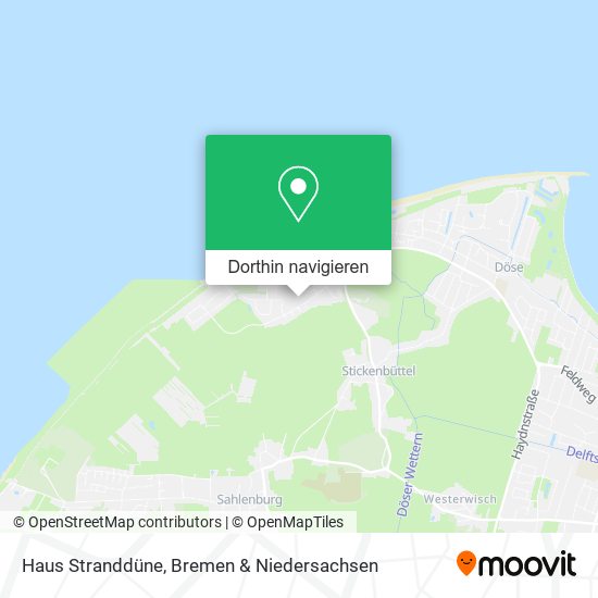 Haus Stranddüne Karte