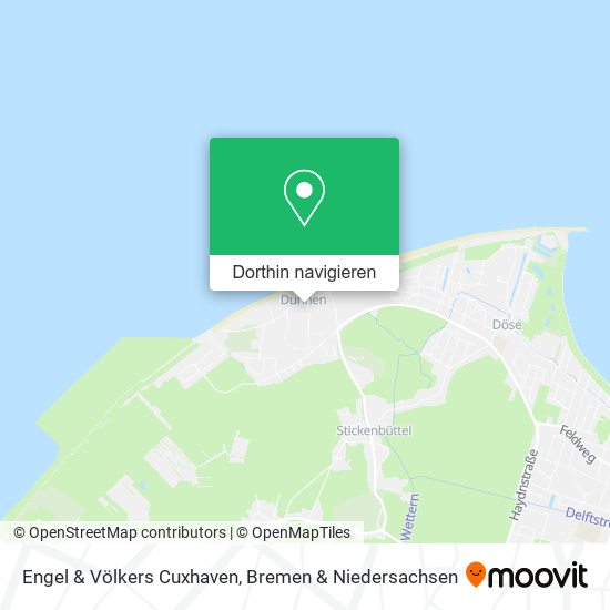 Engel & Völkers Cuxhaven Karte