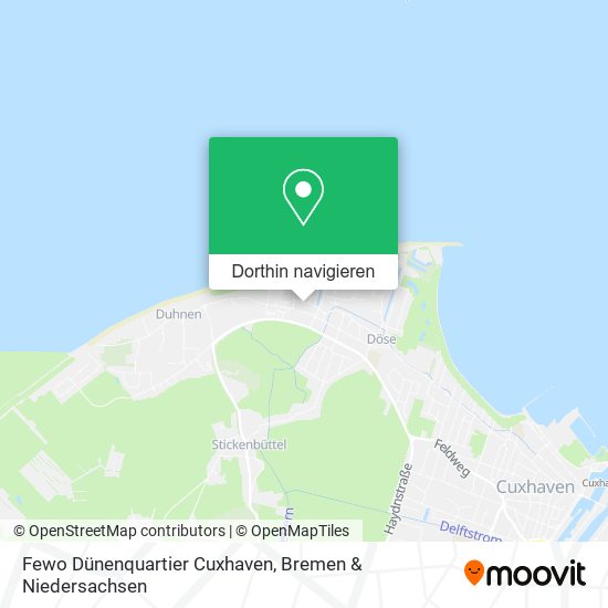 Fewo Dünenquartier Cuxhaven Karte