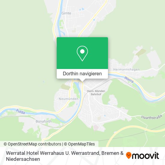 Werratal Hotel Werrahaus U. Werrastrand Karte