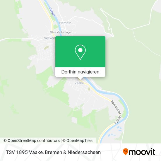 TSV 1895 Vaake Karte