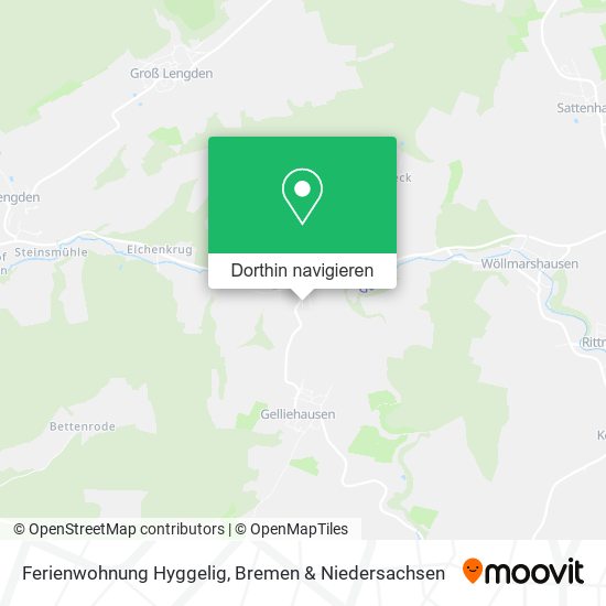 Ferienwohnung Hyggelig Karte
