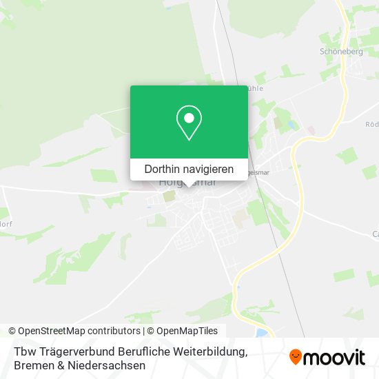 Tbw Trägerverbund Berufliche Weiterbildung Karte