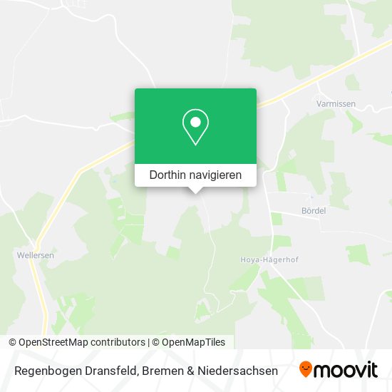 Regenbogen Dransfeld Karte