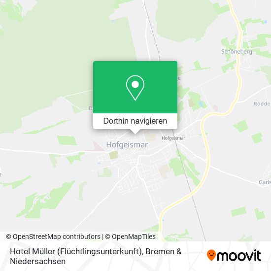 Hotel Müller (Flüchtlingsunterkunft) Karte