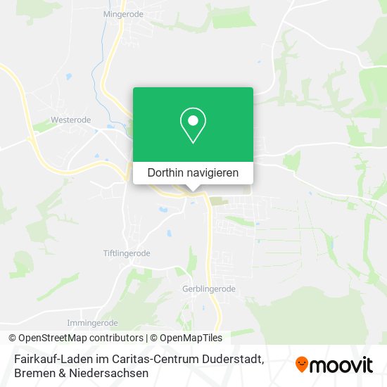 Fairkauf-Laden im Caritas-Centrum Duderstadt Karte