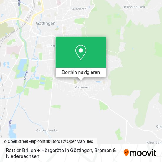 Rottler Brillen + Hörgeräte in Göttingen Karte