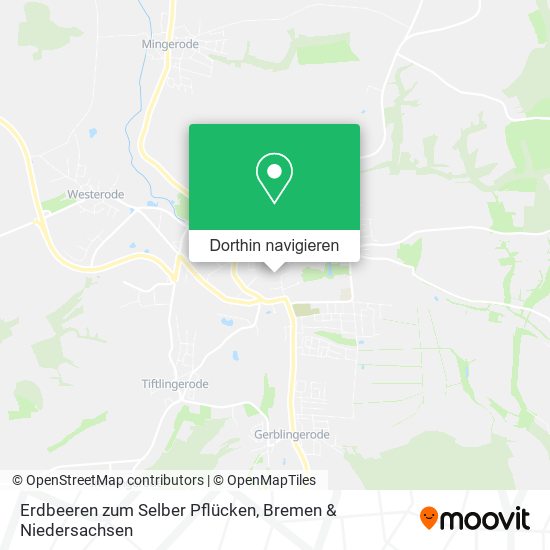 Erdbeeren zum Selber Pflücken Karte
