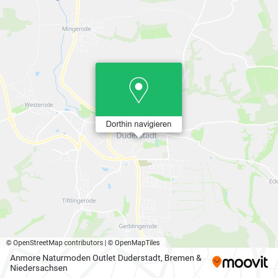 Anmore Naturmoden Outlet Duderstadt Karte