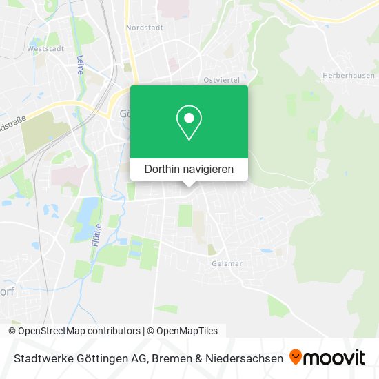 Stadtwerke Göttingen AG Karte