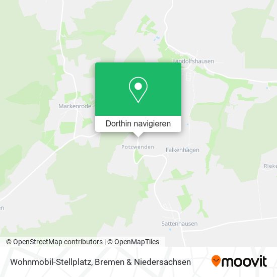 Wohnmobil-Stellplatz Karte