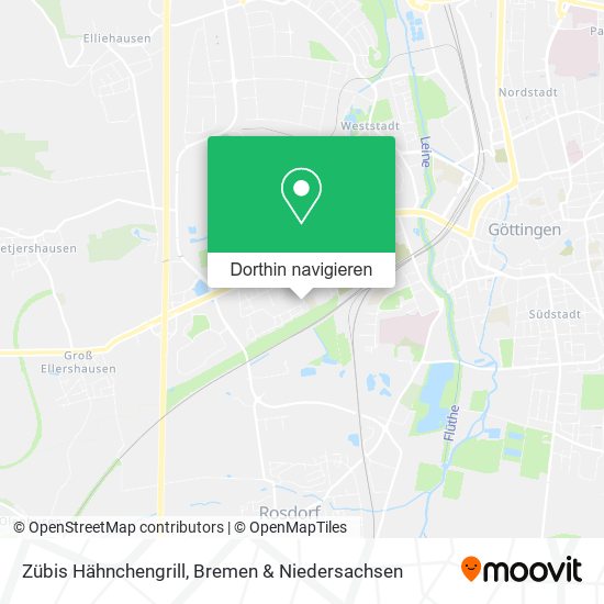 Zübis Hähnchengrill Karte
