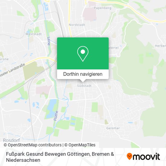 Fußpark Gesund Bewegen Göttingen Karte