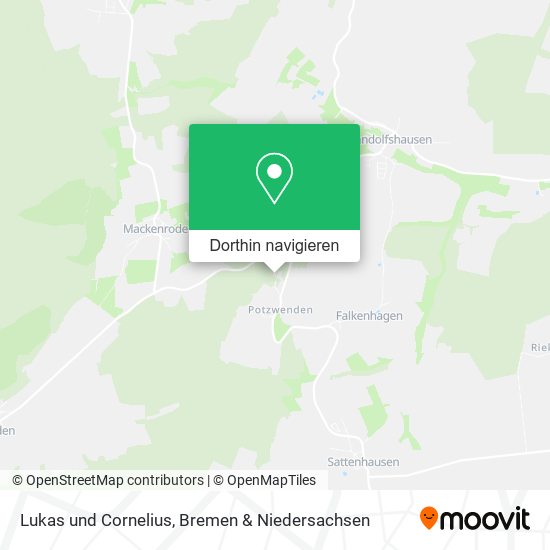 Lukas und Cornelius Karte