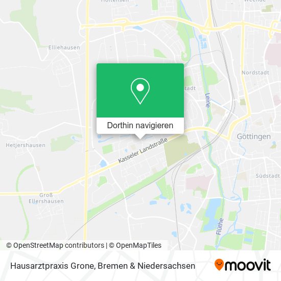 Hausarztpraxis Grone Karte