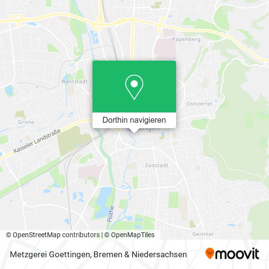 Metzgerei Goettingen Karte