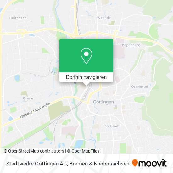 Stadtwerke Göttingen AG Karte