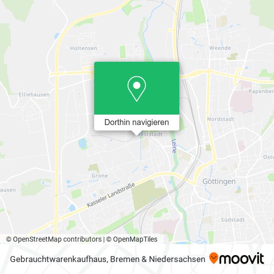 Gebrauchtwarenkaufhaus Karte