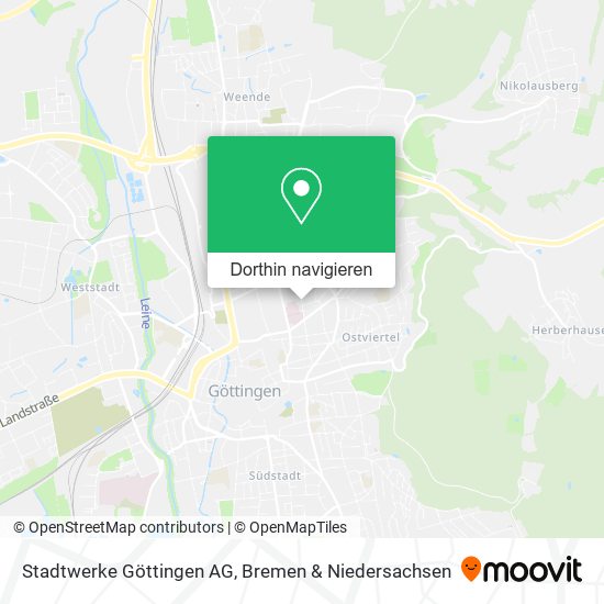 Stadtwerke Göttingen AG Karte