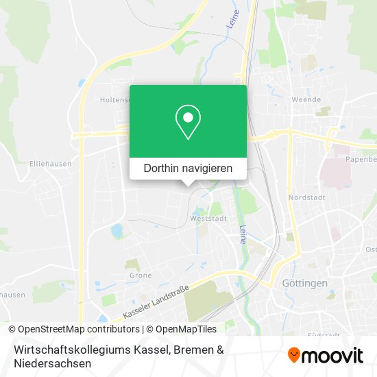 Wirtschaftskollegiums Kassel Karte