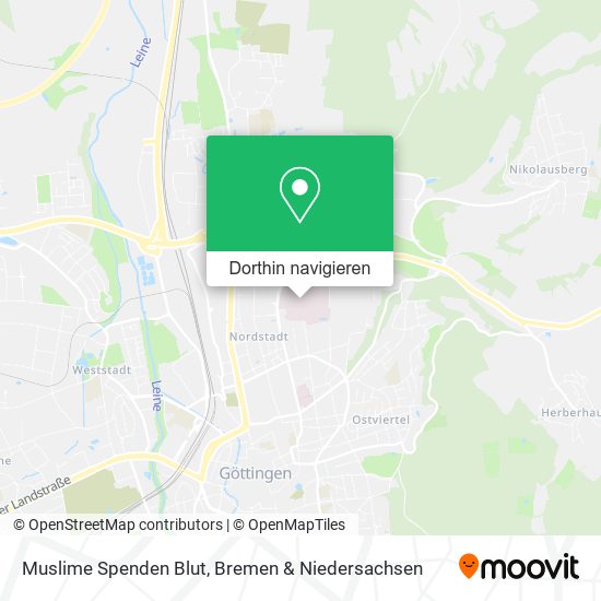 Muslime Spenden Blut Karte
