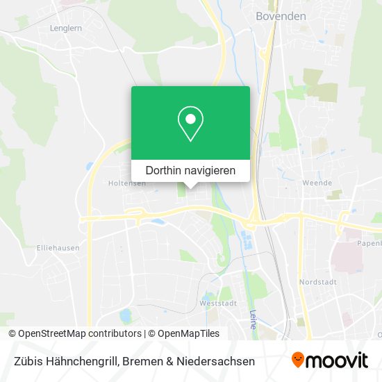 Zübis Hähnchengrill Karte