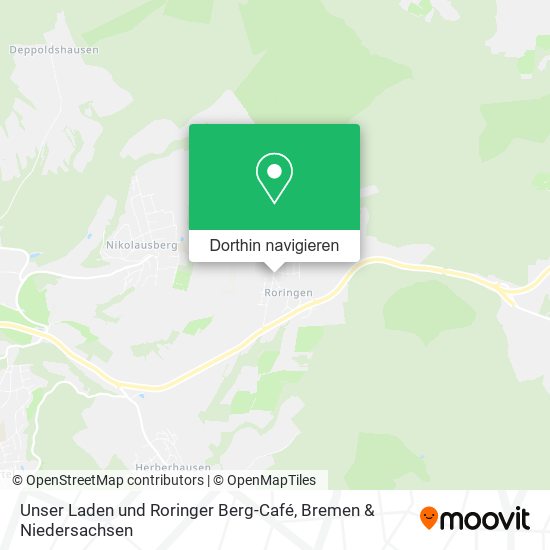 Unser Laden und Roringer Berg-Café Karte