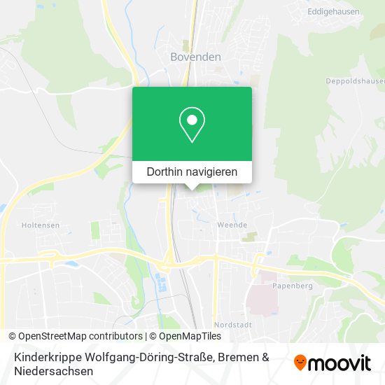 Kinderkrippe Wolfgang-Döring-Straße Karte