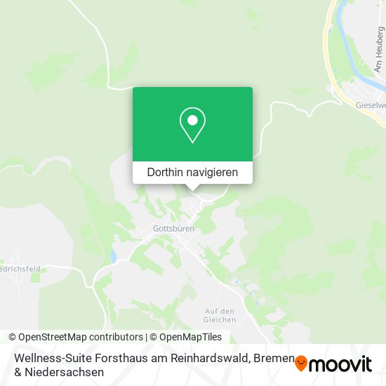 Wellness-Suite Forsthaus am Reinhardswald Karte
