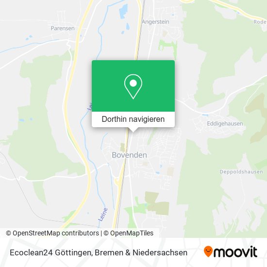Ecoclean24 Göttingen Karte