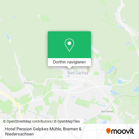 Hotel Pension Gelpkes Mühle Karte