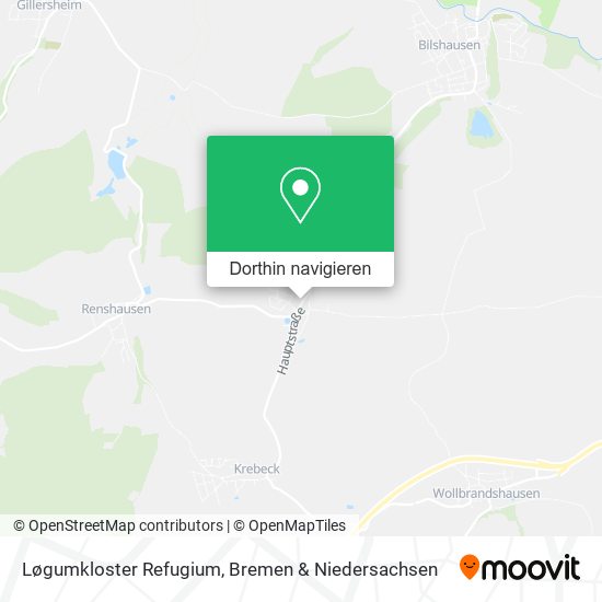 Løgumkloster Refugium Karte