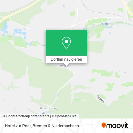 Hotel zur Post Karte