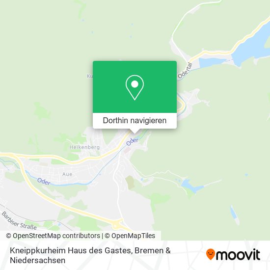 Kneippkurheim Haus des Gastes Karte
