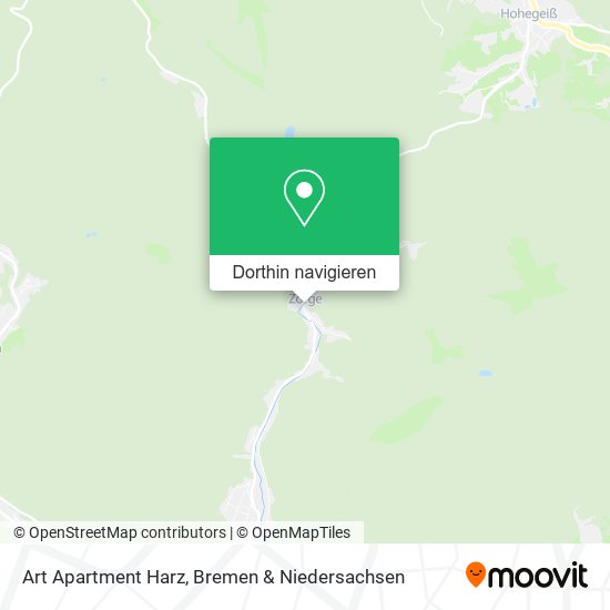 Art Apartment Harz Karte