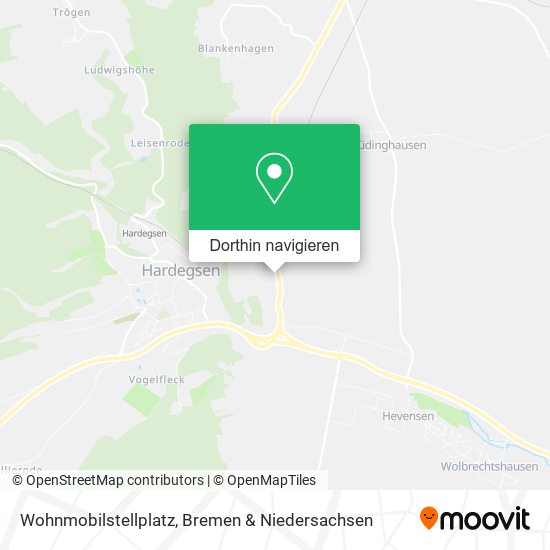 Wohnmobilstellplatz Karte