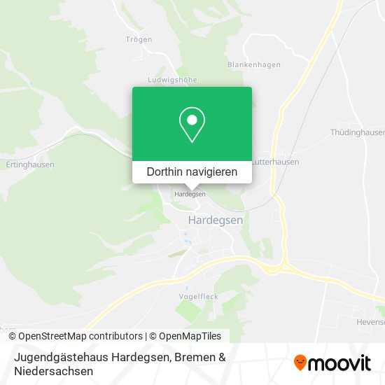 Jugendgästehaus Hardegsen Karte