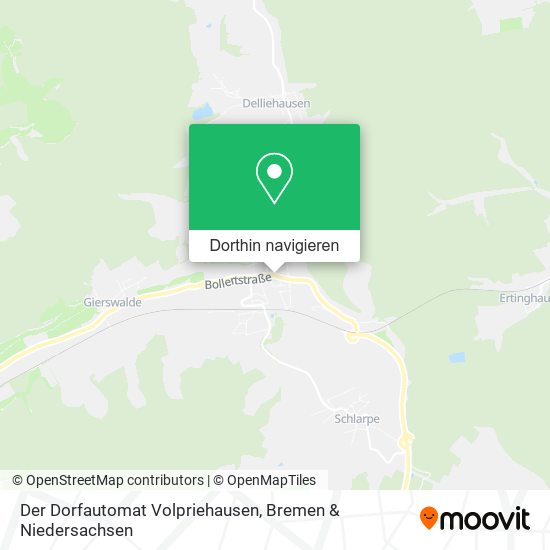 Der Dorfautomat Volpriehausen Karte