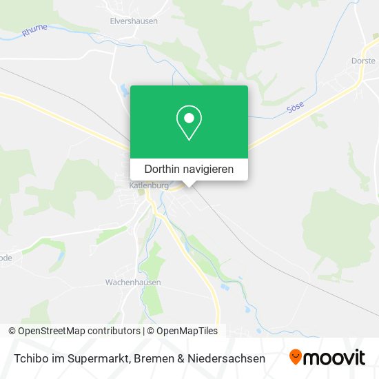 Tchibo im Supermarkt Karte