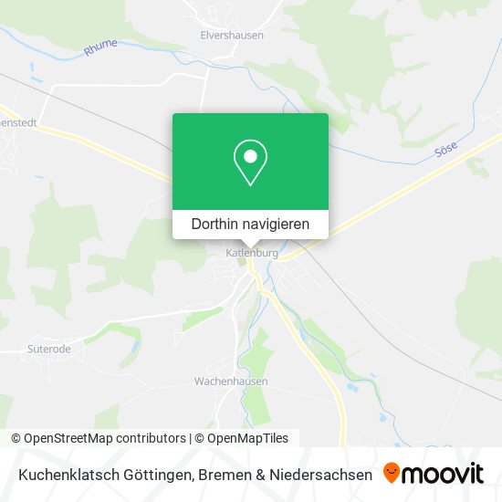 Kuchenklatsch Göttingen Karte