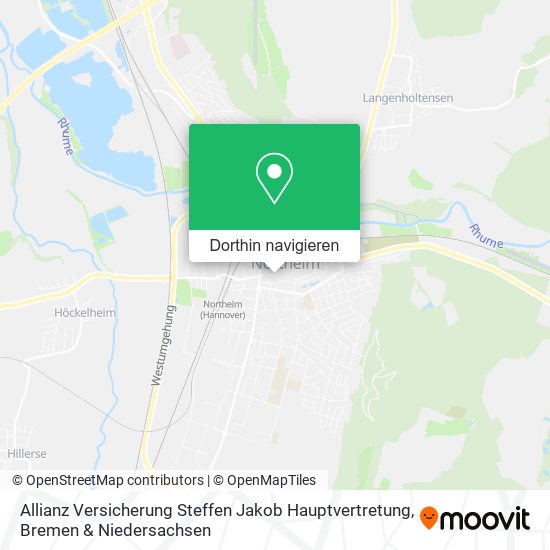Allianz Versicherung Steffen Jakob Hauptvertretung Karte