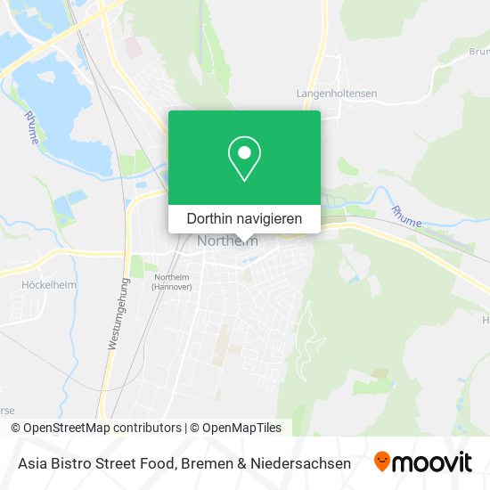 Asia Bistro Street Food Karte