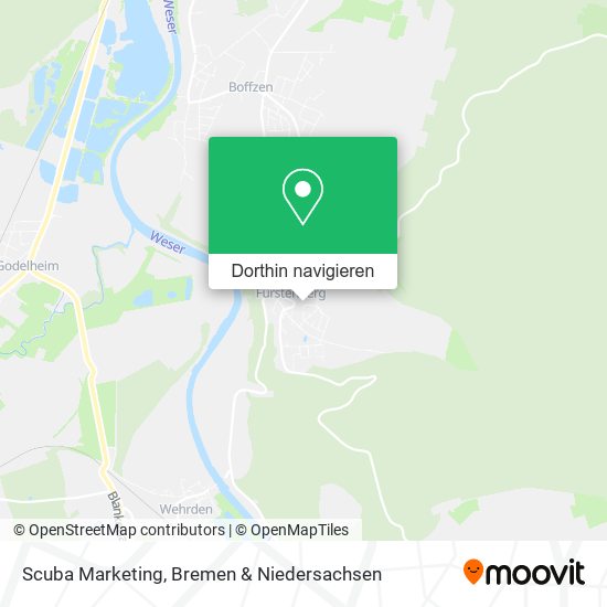 Scuba Marketing Karte